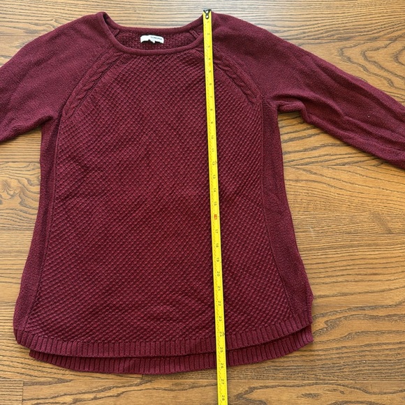 Sonoma Dark Red Sweater - Picture 4 of 8